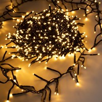 Weihnachts Baum Lichterkette Soft Gold 768 LED - Garten Deko Licht Dimmer Timer
