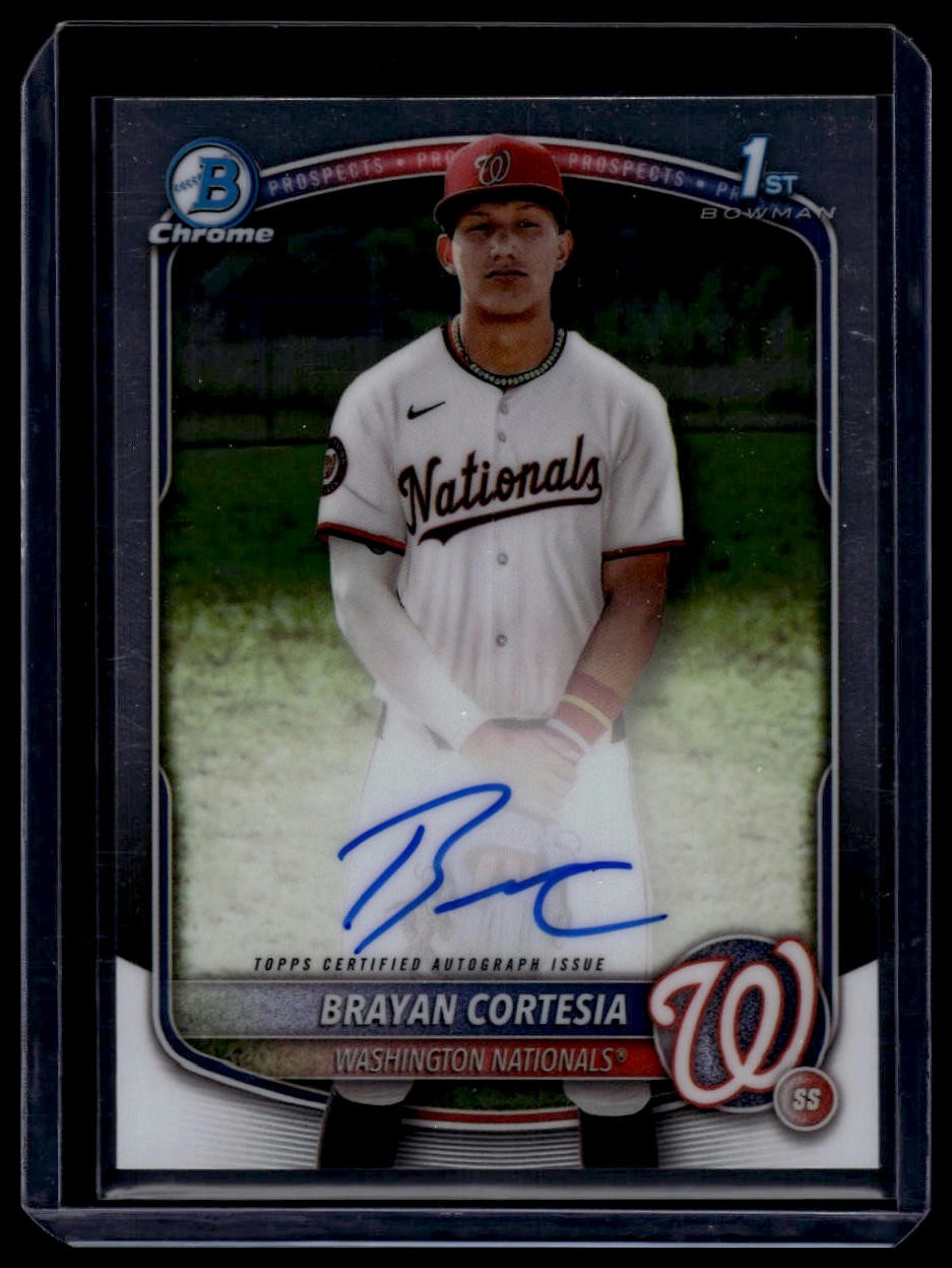 2025 Bowman Chrome #CPA-BC Brayan Cortesia Prospect Autographs
