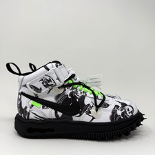 Nike Air Force 1 SP Off White Grim Reaper  Size 9.5 Very Clean W/Box No Hang Tag NIKE AIR FORCE 1 MID SP OFF-WHITE Grim Reaper (DR0500-102  main image 4