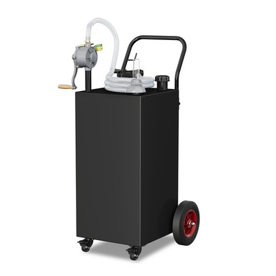 #ad #ad 30 Gallon Gasoline Diesel Portable Steel Fuel Caddy Storage Tank W Wheels amp;Pump $162.58