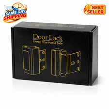 Door Lock Reinforcement Heavy Duty 800lbs Security Latch Home Child Proof