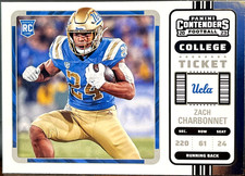 2023 Panini Chronicles Draft Picks Contenders College Ticket 10 Zach Charbonnet