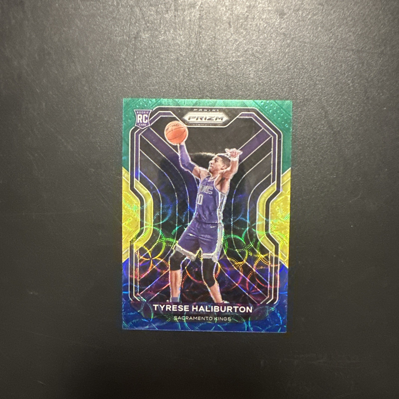 2020-21 Panini Prizm - Tyrese Haliburton  Choice Blue Yellow & Green Prizm (RC)