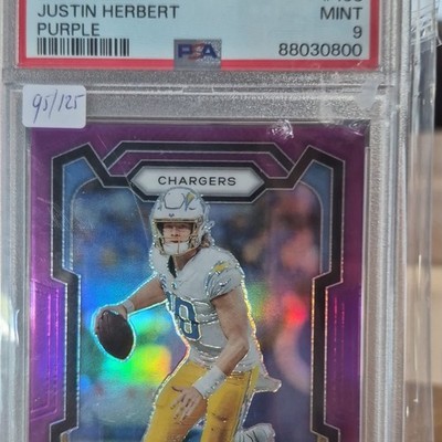 2023 Panini Prizm - Justin Herbert #158 Purple Prizm /125