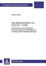 Kerstin Kares | Das Rechtsverhältnis i. S. v...