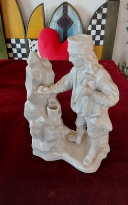 Einmannbohrer ''Großen Bergbande'', Fürstenberg ; Porzellanfigur;Steinmetz