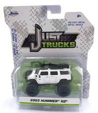 Jada Just Trucks 1/64 Scale 14020 - 2003 Hummer H2 - White