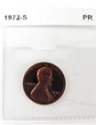 1972-S Lincoln Wheat Cent Penny Proof  UNC