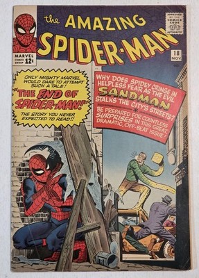 Amazing Spider-Man #18 FN+ 1st App of Ned Leeds 1964 Steve Ditko Art, Silver Age