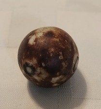 Bennington handmade Marble Shooter Size 1" Brown