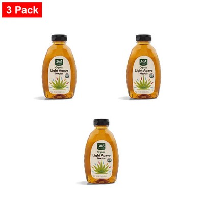 365 By WFM, Organic Light Agave Nectar, 23.5 Ounce - 3 Pack