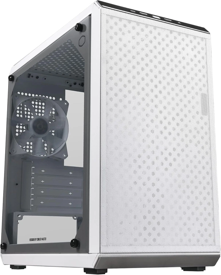 Q300L V2 White Micro-ATX Gaming & Business PC Case - Image 3 of 4