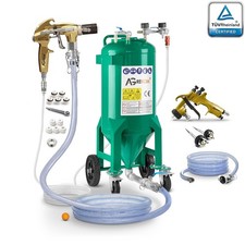 Putz- & Farbspritzger&auml;t 60L 8 Bar pneumatisch Agrekom + 2 Industrie-Pistolen