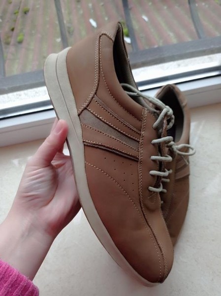 Men Ashwood Leather Heels Brown Nubuck 42.5