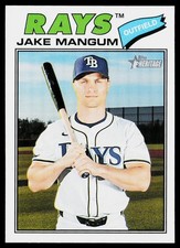 Jake Mangum 2026 Topps Heritage #227 Tampa Bay Rays
