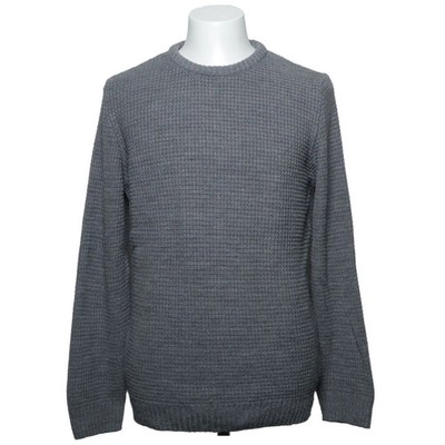 DeFacto, Strickpullover, Größe: L, Grau, Musterstrick, Herren #Fbi