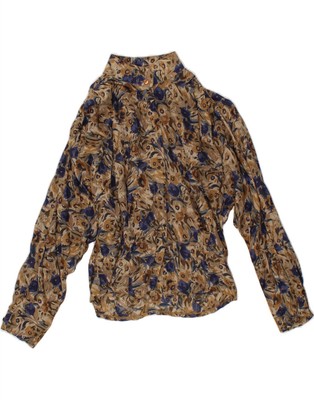 INCOGNITO Womens Loose Fit Shirt Blouse EU 40 Medium Brown Floral MX12