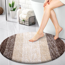 30-Inch round Bathroom Rugs, Extra Soft and Absorbent Microfiber Bath