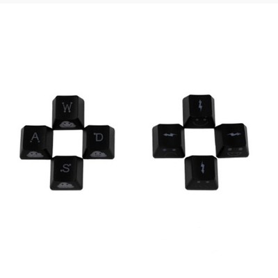 Comfortable Backlit Custom Keycaps WASD/Direction Keycap Set Durable Keycaps