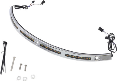 Custom Dynamics CD-WT2-01-C Genesis 4 Dynamic LED Batwing Windshield Trim Chrome