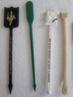 1 2 VINTAGE RARE COCKTAIL  STIRRERS /  STIR RODS TOP O' THE PARK - GEENE'S LOBST — photo 3