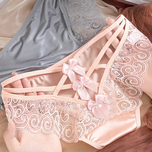 9X/Pack Womens Ladies Cotton Knickers Underwear Sexy Lace Thongs Panties Briefs - Picture 8 of 74