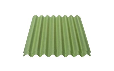 (25.59 /1qm) Onduline Easyline Dachplatte Wandplatte Bitumenwellplatten 2x0,76m²