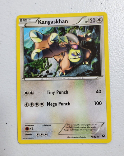 Pokémon Kangaskhan 75/124 2016 PC/08