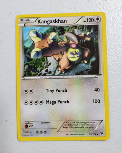 Pokémon Kangaskhan 75/124 2016  PC/08 - Afbeelding 1 van 3