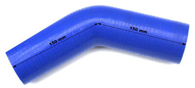 45° Reduzierbogen 51-38mm,Silikon schlauch,elbow reducer, raceparts cc