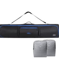 Affordura Snowboard Bag Fits 2-Piece Ski and Boot Bag Padded Ski Bag, 155cm