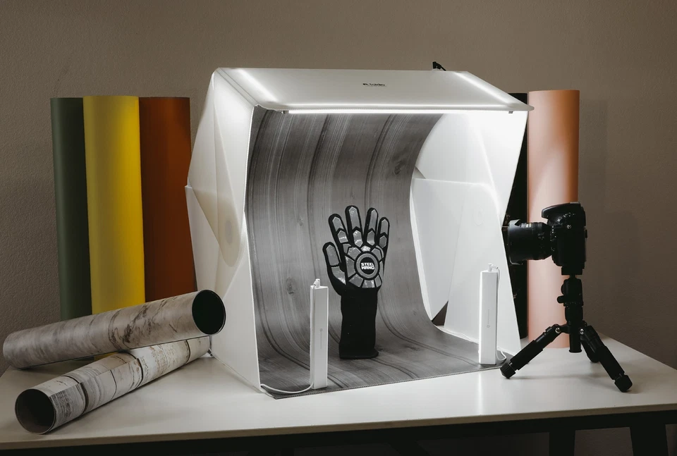 📸Foldio3 + Barras💡 Halo | Foto de Produto Dobrável Portátil de 25" Lightning Studio w - Imagem 2 de 4