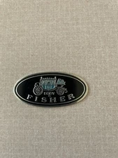 BODY BY FISHER Sill Plate NOS 1 Emblem Badge Decal Oem NOT Reproductions