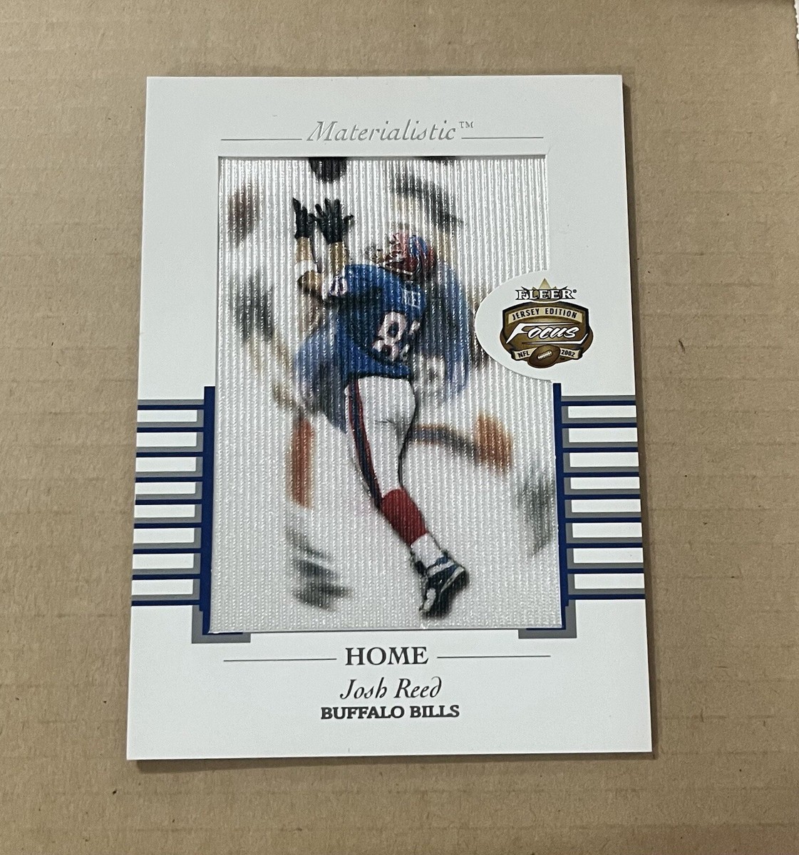 2001 Buffaloes  優勝  ポストカード　シール 2002 Fleer Focus Jersey Edition #7MR Josh Reed Materialistic
