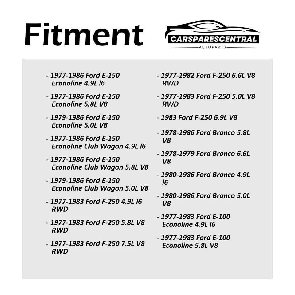 Главный тормозной цилиндр для 1977 1978 1979 1980 1982 1983 Ford F-100 4,9 л - Изображение 2 из 4