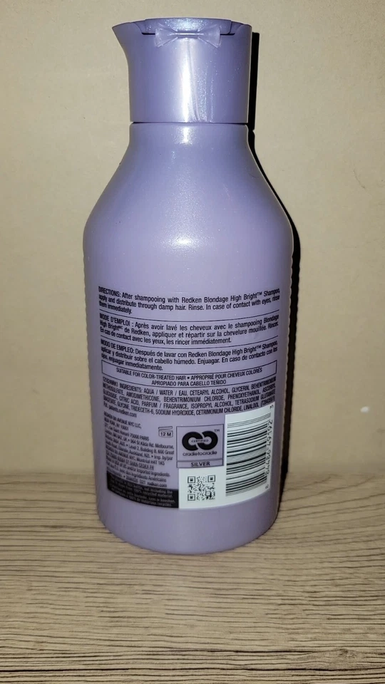 REDKEN Blondage condicionador alto brilho regime de clareamento para loiras 10,11 oz - Imagem 2 de 2