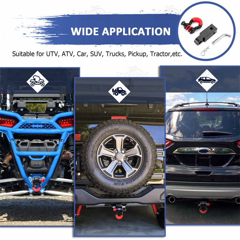 RENO Shackle Hitch Receiver, 2 Receiver Towing Mount Zambia