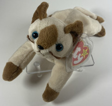 Snip Siamese Cat 1996 Retired Ty Beanie Baby Collectible Plush