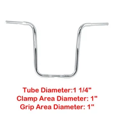 Rise 18" Bar 1 1/4" Ape Hangers Handlebars Fit For Harley Sportster XL Softail