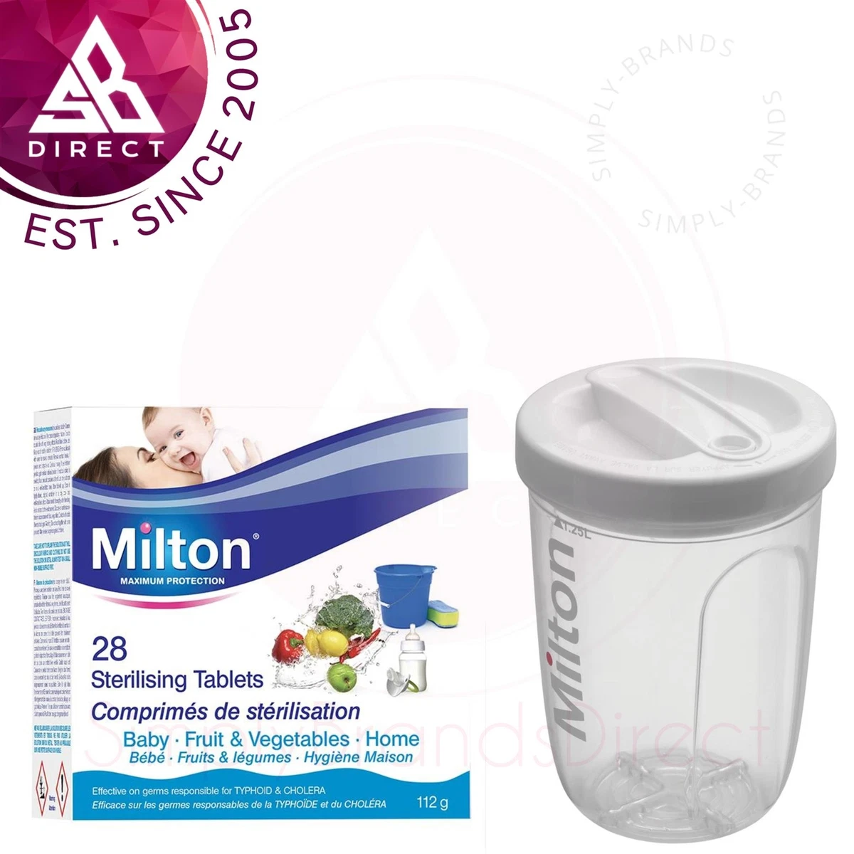 Milton single 2025 bottle steriliser