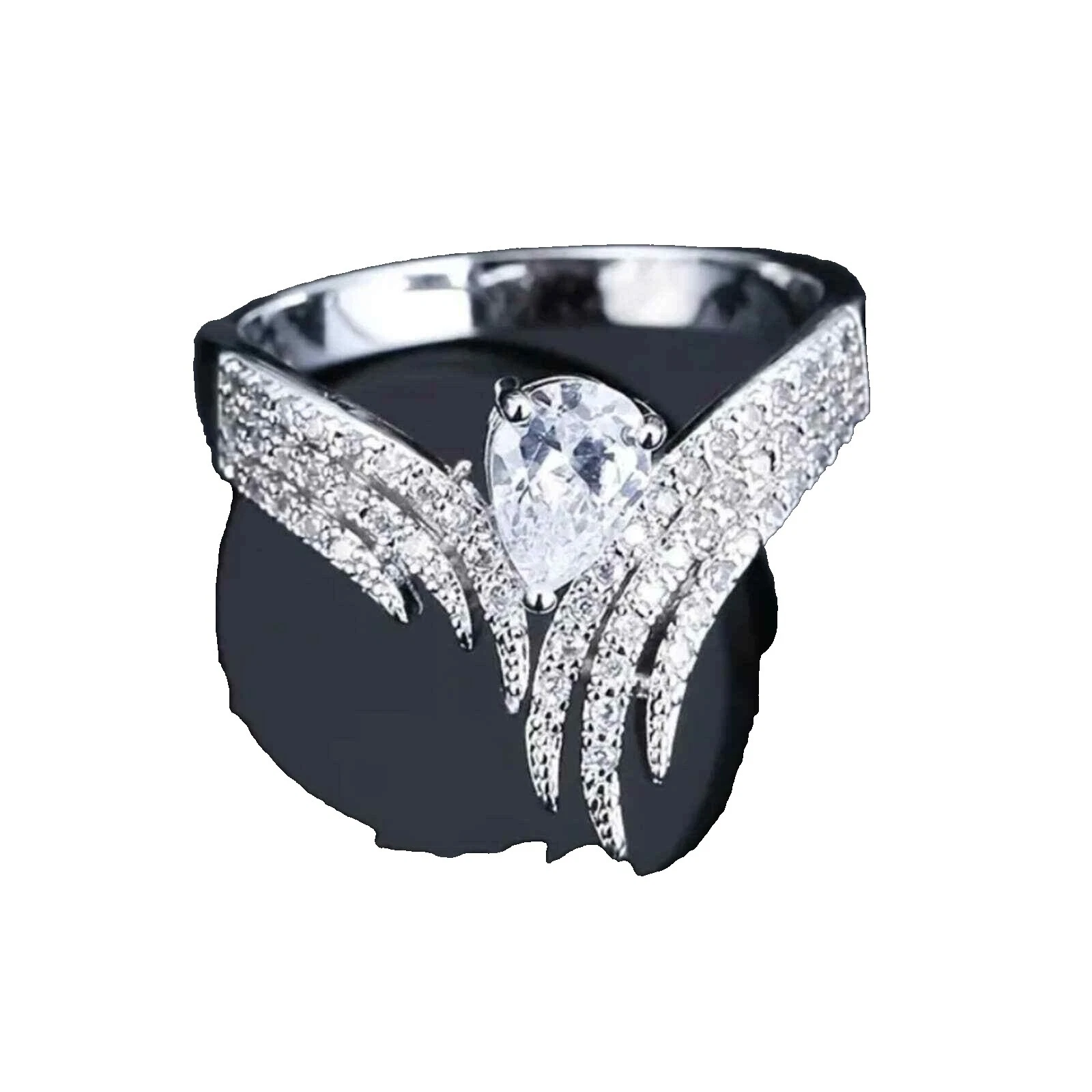Silver Plated 8.5 Ring Fashion Rings