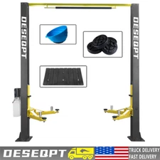 DESEQPT 2 Post Lift 9000 lbs Two Post Lift Auto Lift Car Lift Hoist Equipment