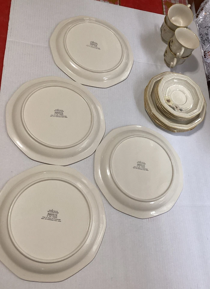 Taza de té Mikasa Avante FE902 Firenze cena, ensalada, platillo - 16 piezas Foto 4 de 4