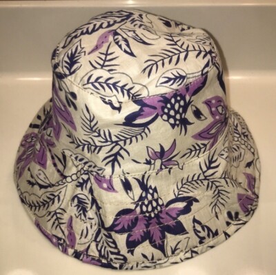 NWT Hat Attack Youth Floral Multi-Colored Bucket Hat