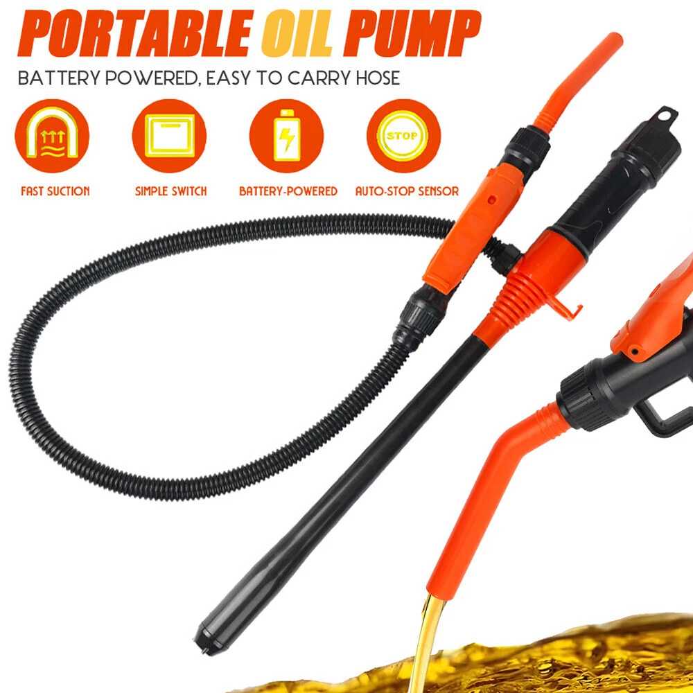 2.4 GPM Powered Battery Quick Liquid Fuel Transfer Pump with Flow Control Nozzle - Picture 4 of 18