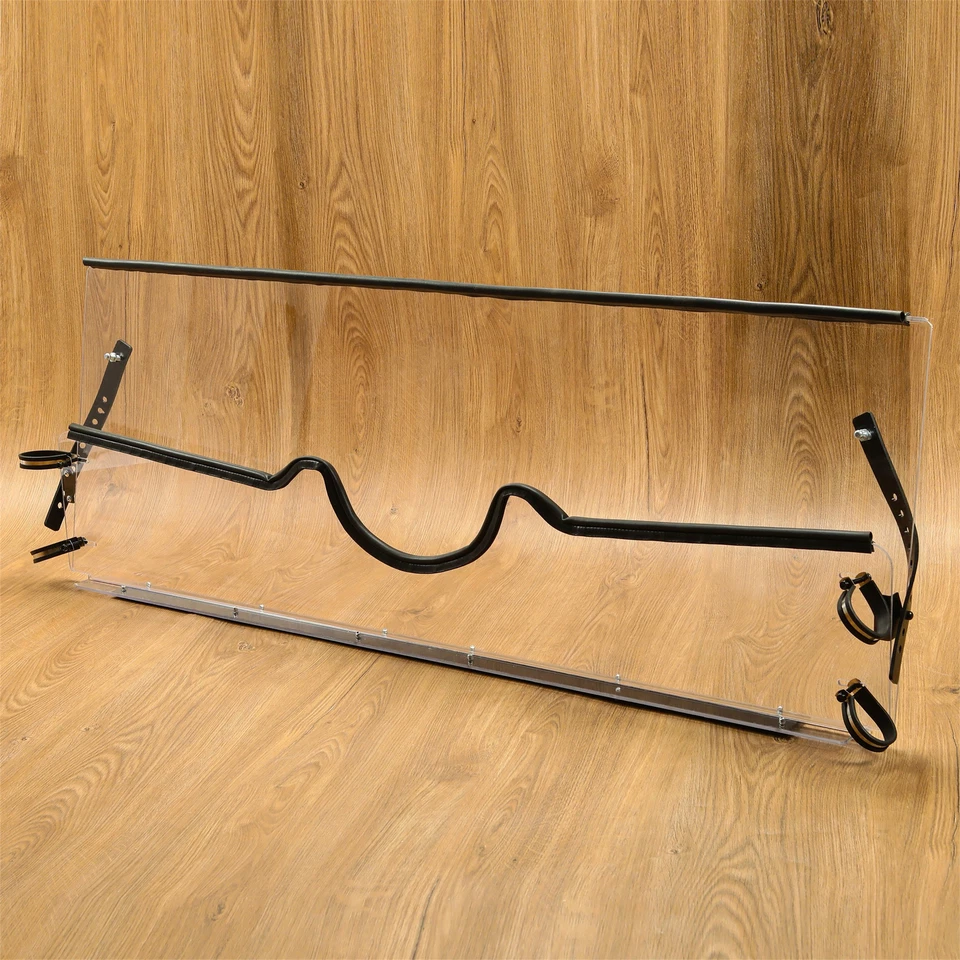 For 2004-2013 Yamaha Rhino 450,660,700 Folding Full Front Windshield 1/4" THICK! - Image 4 of 4