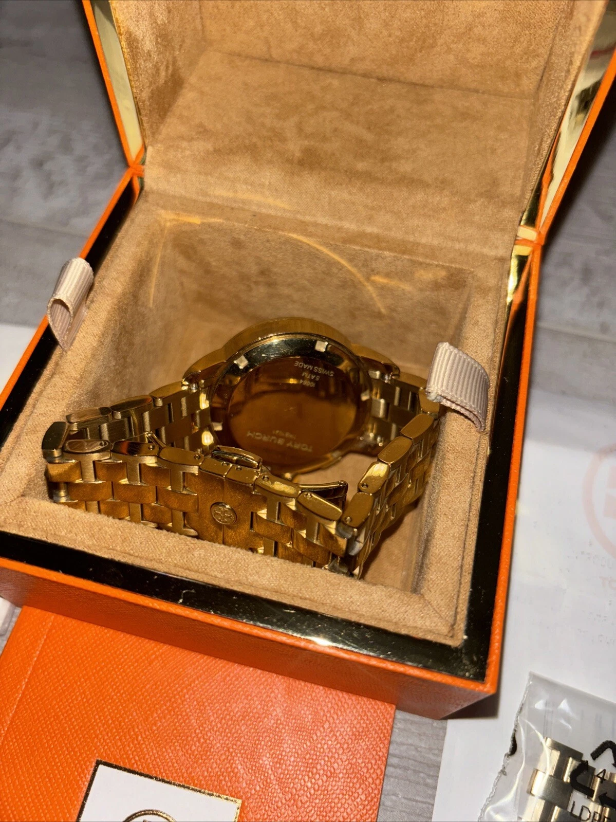 Orologio crono donna Tory Burch modello TRB 1021 raro fuori produzione con scatola perfetto!