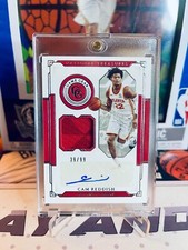 Cam Reddish 2020 Panini National Treasures #GG-CRD Game Gear Auto /99 - Hawks