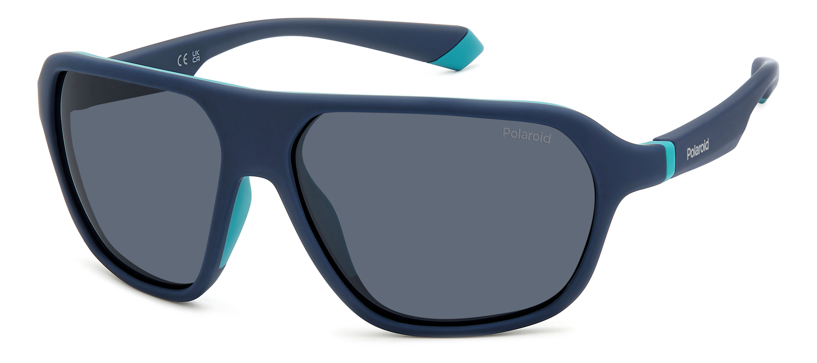 POLAROID PLD 2152/S FLL Matte Blue Unisex Sunglasses 59mm 13/135
