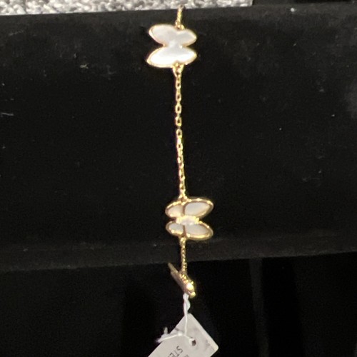Lotto di 15 Bracciali Argento Sterling - Include Delfini, Placcati Oro Rachel Zoe - Foto 15 di 24